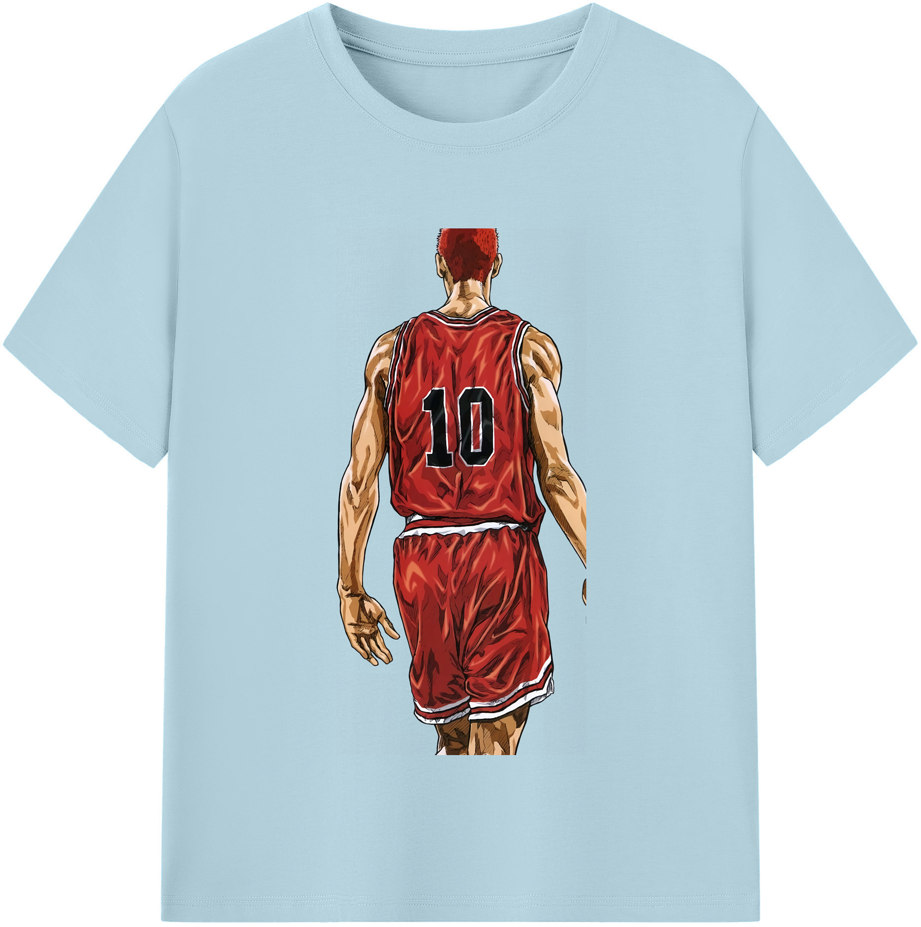 SLAM DUNK／スラムダンク 綿100％半袖Tシャツ（フロントプリント）
